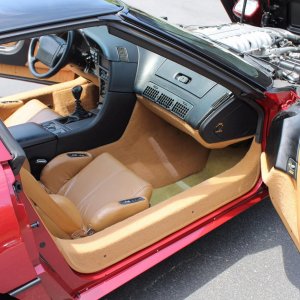 1990 Corvette ZR-1 in Dark Red Metallic