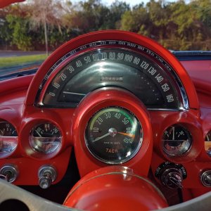 1962 Corvette in Roman Red