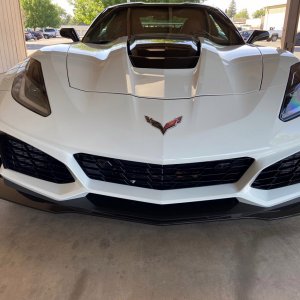 2019 Corvette ZR1 Coupe in Arctic White