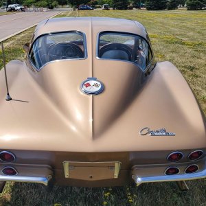 1963 Corvette Split Window Coupe in Saddle Tan