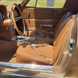 1963 Corvette Split Window Coupe in Saddle Tan