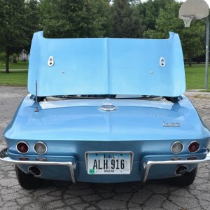 1966 Corvette Convertible - 327ci 300 hp in Nassau Blue