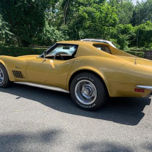 1972 Corvette Coupe in War Bonnet Yellow