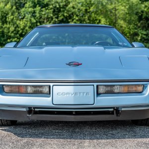 1985 Corvette in Light Blue Metallic