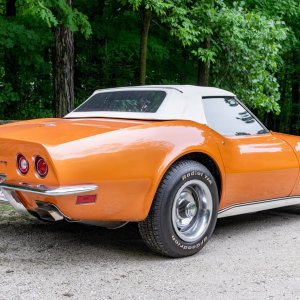 1972 Corvette Convertible in Ontario Orange