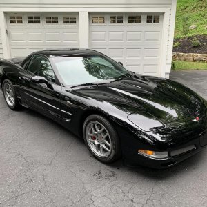 2002 Corvette Z06 in Black