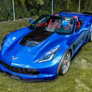 2019 Corvette Z06 Convertible in Elkhart Lake Blue Metallic