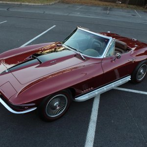1967 Corvette Convertible L71 427/435 4-Speed in Marlboro Maroon