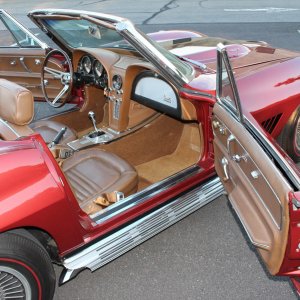 1967 Corvette Convertible L71 427/435 4-Speed in Marlboro Maroon