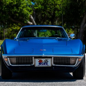 1971 Corvette Coupe LS6 in Bridgehampton Blue
