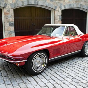 1967 Corvette Convertible L79 327/350 - 4-Speed in Rally Red