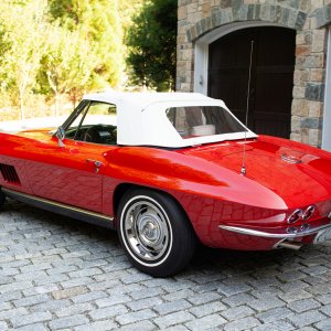 1967 Corvette Convertible L79 327/350 - 4-Speed in Rally Red