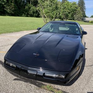 1992 Corvette Coupe in Black