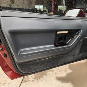 1987 Corvette Coupe in Dark Red Metallic