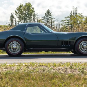 1968 Corvette 327/350 COPO Convertible in British Green