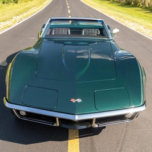 1968 Corvette 327/350 COPO Convertible in British Green
