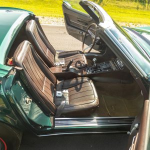 1968 Corvette 327/350 COPO Convertible in British Green