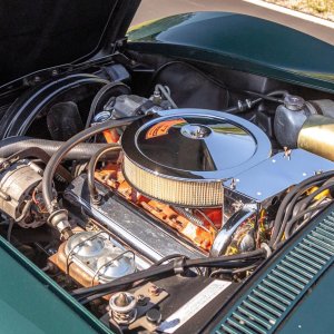 1968 Corvette 327/350 COPO Convertible in British Green