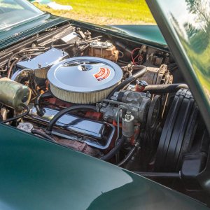 1968 Corvette 327/350 COPO Convertible in British Green