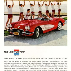 1959 Corvette Advertisement