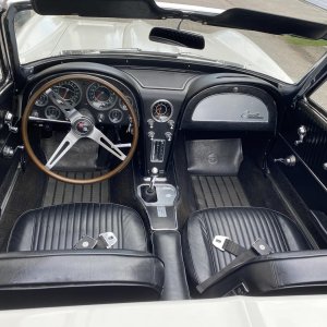 1964 Corvette Convertible 327/300 4-Speed in Ermine White