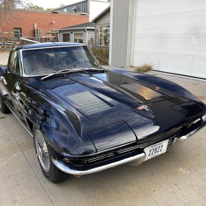 1963 Corvette Split-Window Coupe in Daytona Blue