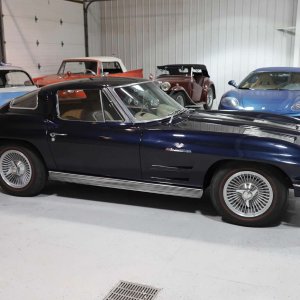 1963 Corvette Split-Window Coupe in Daytona Blue