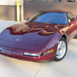 1993 Corvette ZR1 40th Anniversary Edition in Ruby Red Metallic