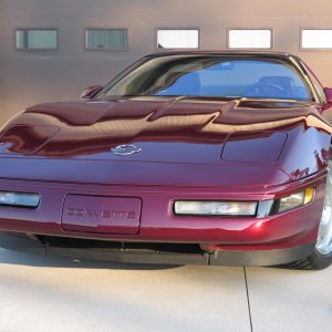 1993 Corvette ZR1 40th Anniversary Edition in Ruby Red Metallic