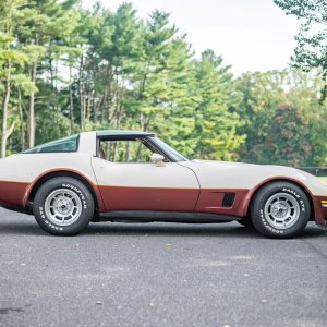 1981 Corvette in Two-Tone Beige and Bronze