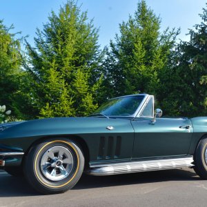 1965 Corvette Convertible L75 327/300 4-Speed in Glen Green