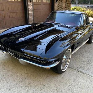 1964 Corvette Coupe L76 327/365 4-Speed in Tuxedo Black