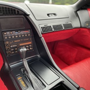 1992 Corvette Convertible in Bright Red