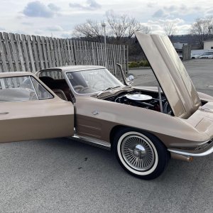 1964 Corvette Coupe 327/300 4-Speed in Saddle Tan