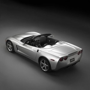 2006 Corvette Convertible - Top View
