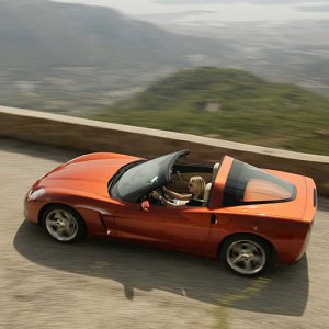 2006 Corvette - Top View