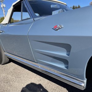 1964 Corvette Convertible in Silver Blue