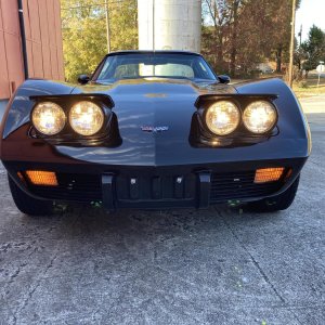 1977 Corvette in Black