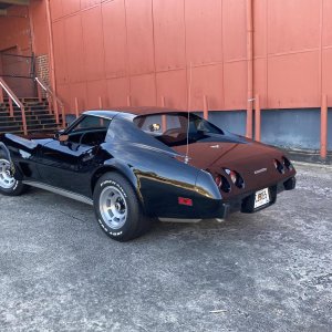 1977 Corvette in Black