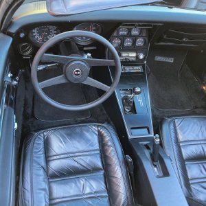 1977 Corvette in Black