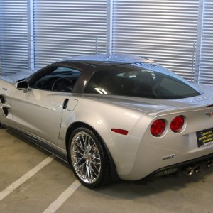 2011 Corvette ZR1 3ZR in Blade Silver Metallic