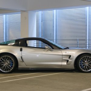 2011 Corvette ZR1 3ZR in Blade Silver Metallic