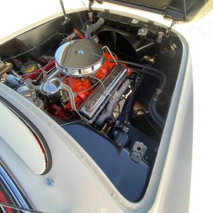 1955 Corvette in Polo White