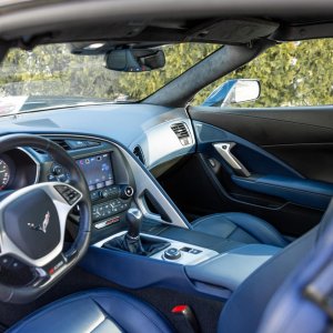 2016 Corvette Z06 Coupe 3LZ in Night Race Blue Metallic