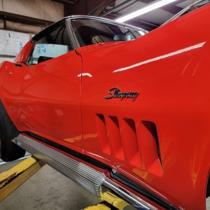 1969 Corvette L71 427/435 in Monza Red