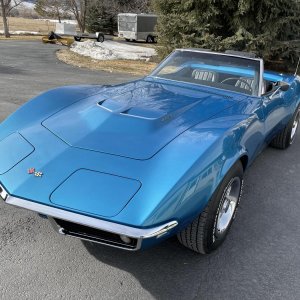 1968 Corvette Convertible L71 427/435 4-Speed in Le Mans Blue