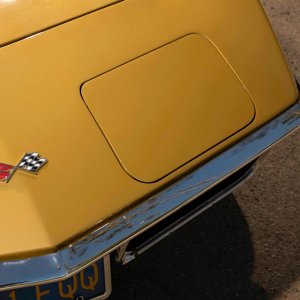 1972 Corvette Convertible in War Bonnet Yellow