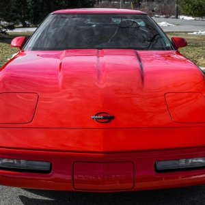 1994 Corvette Coupe in Torch Red