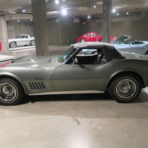 1971 Corvette LT1 Convertible in Steel Cities Gray