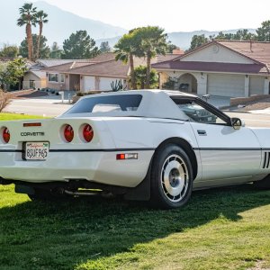 1987 Corvette Convertible in White